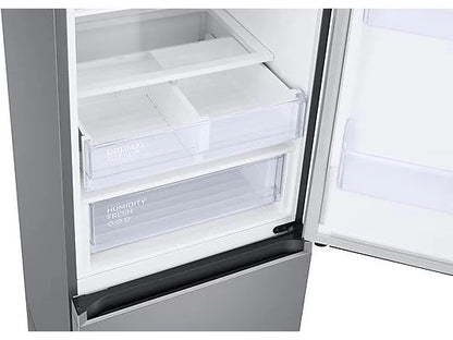 Frigorífico combi - SAMSUNG RB38C607AS9/EF, Independiente, Twin Cooling, 203 cm, 387 l, Inox