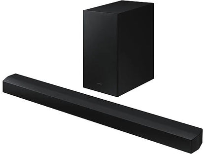 Barra de sonido - SAMSUNG HW-B450, Bluetooth, Subwoofer Inalámbrico, 300 W, Negro