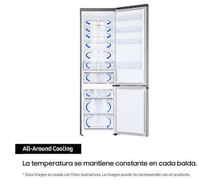 Frigorífico Combi 390L Inox 2M Clasificación Energética E RB38T600ESA